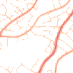 Daytime road noise heatmap for CM12 0BA