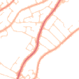 Daytime road noise heatmap for CM12 0BD
