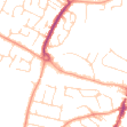 Daytime road noise heatmap for CM12 0BT