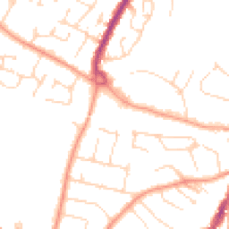 Daytime road noise heatmap for CM12 0EQ