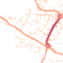 Daytime road noise heatmap for CM12 0ET