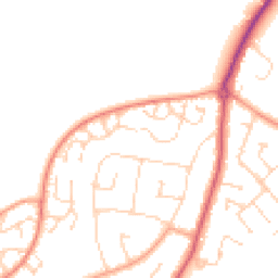 Daytime road noise heatmap for CM12 0FD
