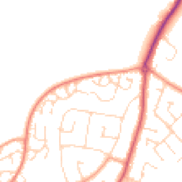 Daytime road noise heatmap for CM12 0FE