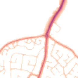 Daytime road noise heatmap for CM12 0FW