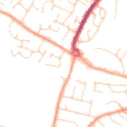 Daytime road noise heatmap for CM12 0HF