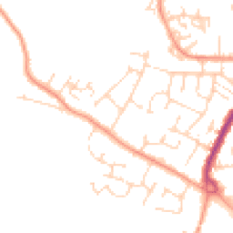 Daytime road noise heatmap for CM12 0LP