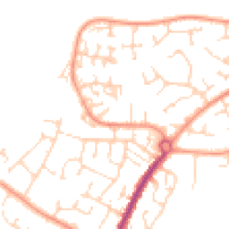 Daytime road noise heatmap for CM12 0TF