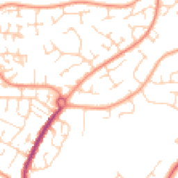 Daytime road noise heatmap for CM12 0TX