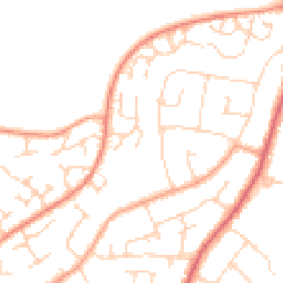 Daytime road noise heatmap for CM12 0YG