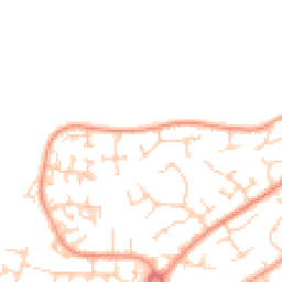 Daytime road noise heatmap for CM12 0YZ