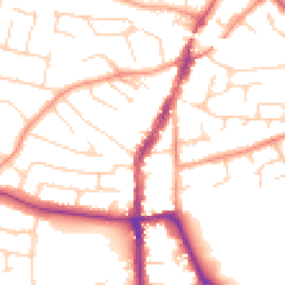 Daytime road noise heatmap for CM12 9AJ