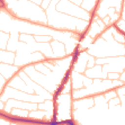 Daytime road noise heatmap for CM12 9AQ
