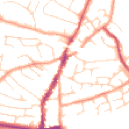 Daytime road noise heatmap for CM12 9BQ