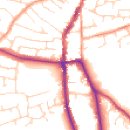 Daytime road noise heatmap for CM12 9FQ