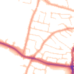 Daytime road noise heatmap for CM12 9JL
