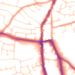 Daytime road noise heatmap for CM12 9LA