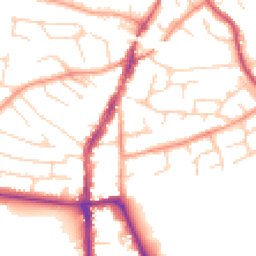 Daytime road noise heatmap for CM12 9LT