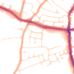 Daytime road noise heatmap for CM12 9NG