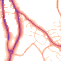 Daytime road noise heatmap for CM12 9QX