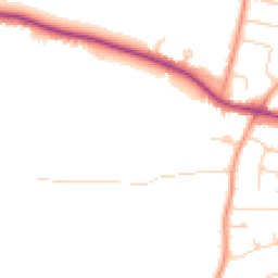 Daytime road noise heatmap for CM12 9SA