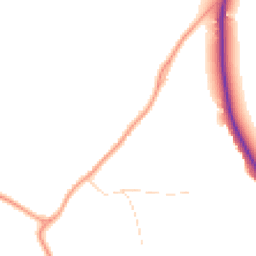 Daytime road noise heatmap for CM12 9TB