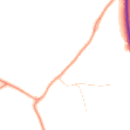 Daytime road noise heatmap for CM12 9TD