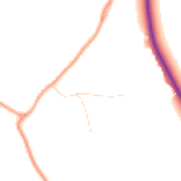 Daytime road noise heatmap for CM12 9TE