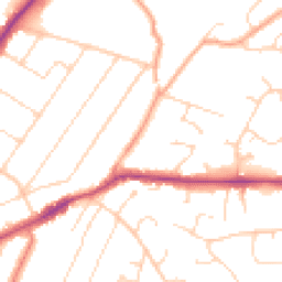 Daytime road noise heatmap for CM13 1AG