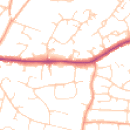 Daytime road noise heatmap for CM13 1AR