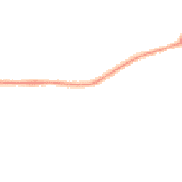 Night-time road noise heatmap for CM13 1AX
