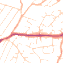 Daytime road noise heatmap for CM13 1BE