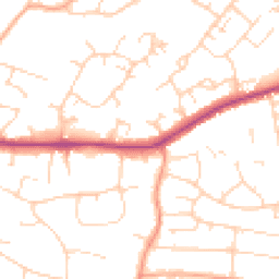 Daytime road noise heatmap for CM13 1BH