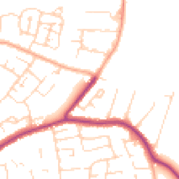 Daytime road noise heatmap for CM13 1BX