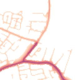 Daytime road noise heatmap for CM13 1DL