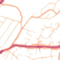 Daytime road noise heatmap for CM13 1DT