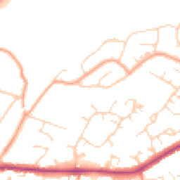 Daytime road noise heatmap for CM13 1EA