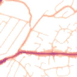 Daytime road noise heatmap for CM13 1EB