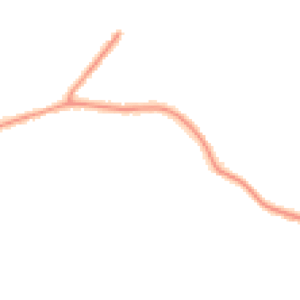 Night-time road noise heatmap for CM13 1NR