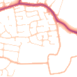 Daytime road noise heatmap for CM13 1RF