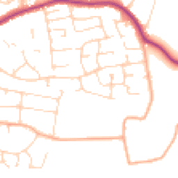Daytime road noise heatmap for CM13 1RH