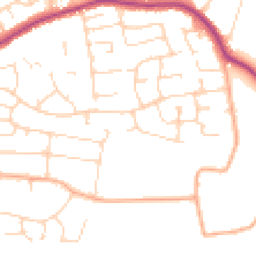 Daytime road noise heatmap for CM13 1RJ