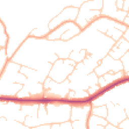 Daytime road noise heatmap for CM13 1YF