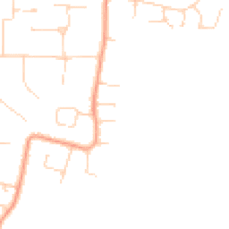 Daytime road noise heatmap for CM13 2HL