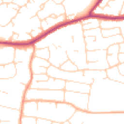 Daytime road noise heatmap for CM13 2RN