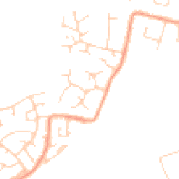 Daytime road noise heatmap for CM13 2TH