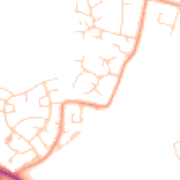 Daytime road noise heatmap for CM13 2TR