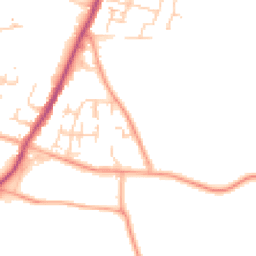 Daytime road noise heatmap for CM13 3BA
