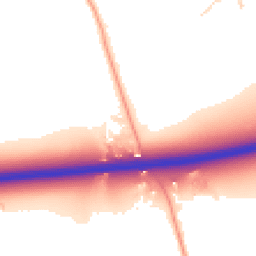 Daytime road noise heatmap for CM13 3EU