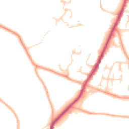 Daytime road noise heatmap for CM13 3FG