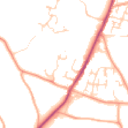 Daytime road noise heatmap for CM13 3FL